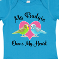 thumbnail image 4 of Inktastic Budgie Parakeet Budgerigar Pet Girls Baby Bodysuit, 4 of 5