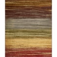 thumbnail image 1 of Unique Loom Barista Abstract Stripes Area Rug 8' x 10' Rectangular Beige/Brown, 1 of 2