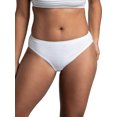 thumbnail image 3 of Fruit of the Loom Women's Cotton Bikini Underwear, 6-Pack, 3 of 12