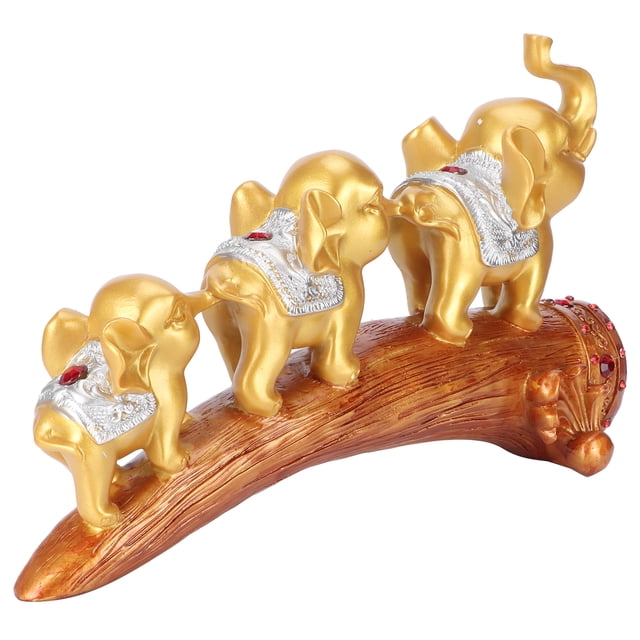 Decoración De Muebles, Diseño único, Elefante Brillante, Material De Resina Sintética, Escultura De Elefante Para Regalo De Exposición Ccdes Otros