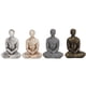 thumbnail image 5 of Estatuas de yoga mini, portátiles, sencillas, rústicas, hechas a mano, de resina sintética, adornos de escritorio, 5 of 14
