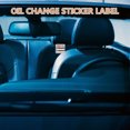 thumbnail image 2 of MLINS 1 Roll of Car Oil Change Maintenance Service Decal Remind Car Window Label Sticker Oil Change Sticker, 2 of 7