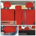 thumbnail image 4 of For 2019–2023 Hyundai Santa Fe FH Group Custom Fit Neoprene Waterproof Car Seat Covers - Rear Set Solid Red, 4 of 5