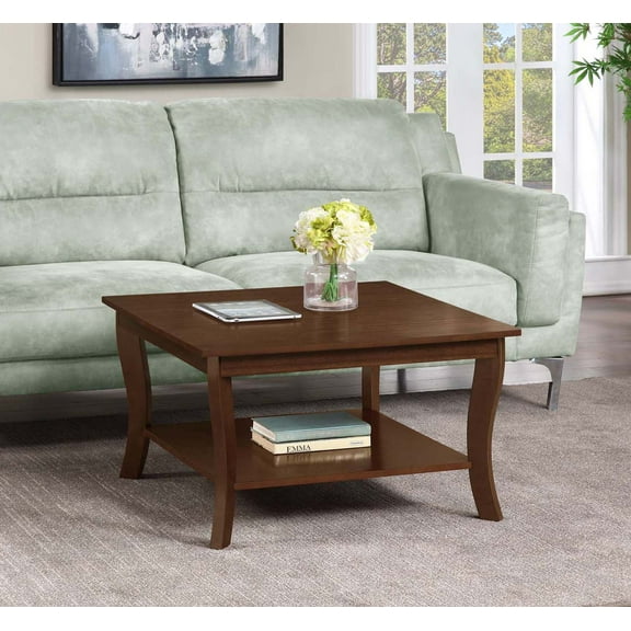 Convenience Concepts American Heritage Square Coffee Table, Multiple Finishes