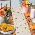 thumbnail image 4 of Fall Maple Leaf Table Runner, Autumn Thanksgiving Kitchen Dining Table Decoration for Home Party Decor 13x120 Inches, 4 of 9