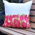 thumbnail image 1 of Simply Daisy, 20" x 20" Sunset Tulip Red Floral DecorativeOutdoor Pillow, 1 of 2