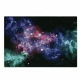 thumbnail image 1 of Outer Space Cutting Board, Stars and Dusty Gas Cloud in Planetary Cosmos Universe Print, Decorative Tempered Glass Cutting and Serving Board, Small Size, Purple Pink Navy, by Ambesonne, 1 of 1