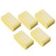 thumbnail image 2 of FELTECHELECTR 96 esponjas limpiadoras faciales, compresas cosméticas, esponjas de limpieza facial, exfoliantes de maquillaje, herramienta exfoliante (amarillas), 2 of 6