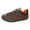 Brown, variant on Men's Color Block Outdoor Hiking Trekking Climbing Shoes Spring Fall Retro Comfortable Soft Sole Walking Skate Flat Low Top Fashion Sneakers Black Size 7.5