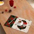 thumbnail image 4 of YIKA Christmas Printed Table Mats Home Placemats For Dining Table Christmas Decor Items Holiday Indoor Dining Room Decorations A, 4 of 6