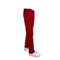 thumbnail image 3 of Access Men's Slim Straight Relaxed Fit Twil Pants (Red, 34x32), 3 of 7