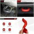 thumbnail image 4 of 2 Pcs D-Ring Tow Hook Cover Durable Nitrile Material Hitch Cover Front Tow Hooks For Ford Bronco Base/Big Bend/Outer Banks 2021-2025 (Red), 4 of 9