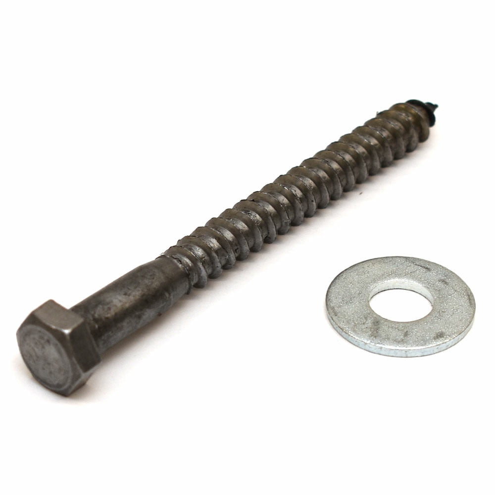 AP Boat Hex Bolt Lag Screws 012-LW25 | 3/8 x 4 Inch (25 PC)