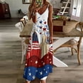 thumbnail image 3 of 4th of July Sleeveless Dress Women's Luxury Party Dress Birthday Dresses for Women, 3 of 7