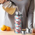 thumbnail image 4 of Camouflage 20oz Stainless Steel Thermal Bottle with Tea Filter and Cup Lid, Vacuum Insulated Coffee Mug with 316L Inner Liner, Leakproof Travel Thermos for Office, Commute & Outdoor, 4 of 6