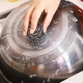 thumbnail image 3 of 20Pcs Stainless Steel Scrubber Flexible Stainless Steel Cleaning Ball Multipurpose Utensil Scrubber Portable Dish Scrubbers Reusable Stainless Steel Scrubber for Kitchen Pot Pan, 3 of 11