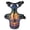 Tie-Dye Pattern, variant on Pet Vest For Walking With Handle Adjustable Reflective Dog Cat Harness Tie-dye Pattern