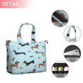 thumbnail image 2 of Dachshund Footprint Bone Travel Tote Bags for Women Carry On,Large Weekender Bags for Women Travel,Multi Functional Duffle Bag for Work,Shopping,Sports, 2 of 5