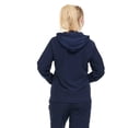 thumbnail image 3 of Women's Zip-Up Hoodie Scrub Jacket – Lightweight Hooded Workwear For Nurse,4-Way Stretch,Clinical, Jacket With Hood, 3 of 6