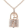 thumbnail image 4 of pitrice Imported key lock necklace, 4 of 8