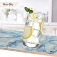 thumbnail image 3 of Marble Placemats Set of 6,Blue Gold Elegant Marbling Place Mats Heat Resistant Washable Non-Slip Table Mats for Party Kitchen Dining Decor 12x18 Inch, 3 of 5