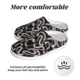 thumbnail image 6 of Lsque Hand Drawn Snake Pattern Womens Comfort Cotton on Scuff With Memory Foam and Anti-skid Sole Slipper-35/36, 6 of 7