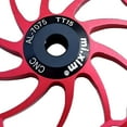 thumbnail image 3 of relayinert Road Bikes Ceramic Pulley Rear Derailleur Bearing 15T Guide Colorful  for Jockey Wheel Red Diameter 58mm, 3 of 6