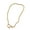 Gold, variant on Stylish Unisex Stainless Steel Climbing Buckle Necklace Carabiner Lock for Outdoor Enthusiasts and Fashion Lovers