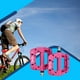thumbnail image 2 of Ztto 1 par de nylon fibra bicicleta pedal antideslizante color sólido ciclo de ciclo de montaña piezas de bicicleta pedales componente adjunto púrpura seitruly OD002857-05, 2 of 7