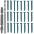 thumbnail image 2 of 1 Set Wall Anchor Concrete Screw And Drill Bit Wall Fixing Tool Concrete Screws Concrete Anchors, 2 of 8