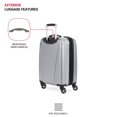 thumbnail image 3 of Equipaje SwissGear 7585 Carry-On Expandible 19" Plateado, 3 of 9