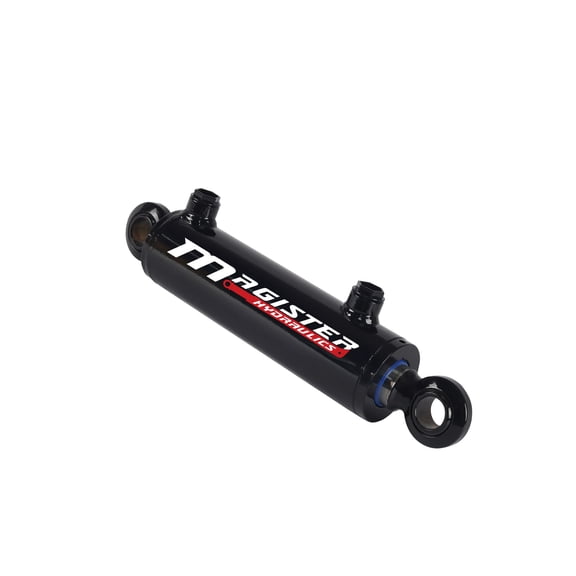 Hydraulic Cylinder 2.5 in bore x 6 in stroke Swivel Ball Swivel Eye hydraulic cylinder Welded Double Acting 3500 PSI