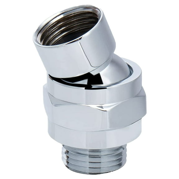 Adjustable Showerhead Connector Brass Shower Connector Balls Joint Replacement Shower Arm Extension Shower Connector