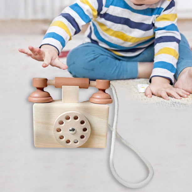 Predolo Téléphone Jouet Sensoriel – Composez Le Numéro, Coordination Œil-Main, Éducatif Dès 3 Ans