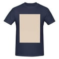 thumbnail image 4 of Bingfone Brown Gingham Men'S Loose Fit Short-Sleeve Pocket T-Shirt, 4 of 7