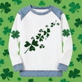 thumbnail image 5 of TaTaai Women's Casual Patchwork Blouse Long Sleeve Round Neck St. Patrick's Day Theme Irish Festival Spring Holiday Top Gift, 5 of 5