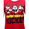 thumbnail image 2 of Disney Mickey Mouse Three Junior Football Tee, S-3XL (Women's), 2 of 4