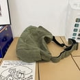 thumbnail image 1 of Simple Canvas Messenger Bag, Large-capacity Messenger Bag, Fashion Flip Shoulder Bag, 1 of 6