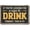 If You Are Looking For A Sign To Drink, variant on Bar Open Its Always 5 O Clock Here Metal Poster by DC | Vintage Tin Sign Wall Art for Indoor Use | 7x10" Rust-Free Aluminum Decor for Bar | UV Protected & Weatherproof Print | Made in USA