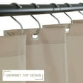 thumbnail image 7 of Hotel Quality 100% Waterproof Fabric Shower Curtain Liner with Magnets for Bathroom, 72x78 Inch, Tan, 7 of 7
