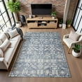 thumbnail image 7 of Addison Rugs Mayfield Premium Machine Washable Transitional Global Blue Rectangle Rug, 10' x 14', 7 of 7