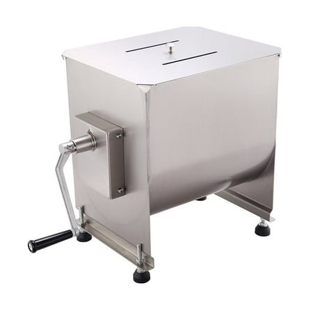 

Hakka 80-Pound capacity Tank Stainless Steel Manual Meat Mixer (Mixing Maximum 60-Pound for Meat)