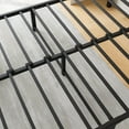 thumbnail image 4 of Metal Platform Bed Frame, Victorian Style Headboard/Footboard/Under Bed Storage/No Box Spring Needed/Full Size Black, 4 of 12