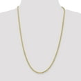 thumbnail image 2 of 14K Yellow Gold 3mm Flat Wheat Chain, 2 of 5