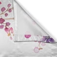 thumbnail image 3 of Ambesonne Butterfly Kitchen Curtains, Aquarelle Floral Boho Art, 55"x45", Purple White Pink, 3 of 3