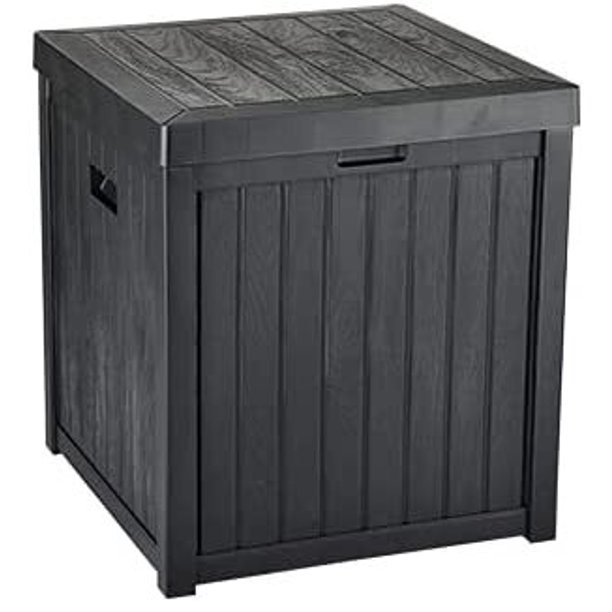 DWVO Deck Box: 51 Gallon Patio Large Storage Cabinet Large Resin Patio ...