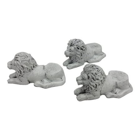 Patina Pots - Goodman and Wife Animated Lion Pot Planter Feet (Set of 3)