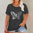 thumbnail image 2 of Womens Plus Size Tops Round Neck Graphic Tshirts Casual Loose Fit Cute Tee, 2 of 5