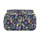 thumbnail image 2 of Disketp Purple-Gold Triangles Estuche de Lápices de Doble Capa con Tapa Abatible y Cremallera, Organizador Escolar para Adolescentes y Adultos, 2 of 7