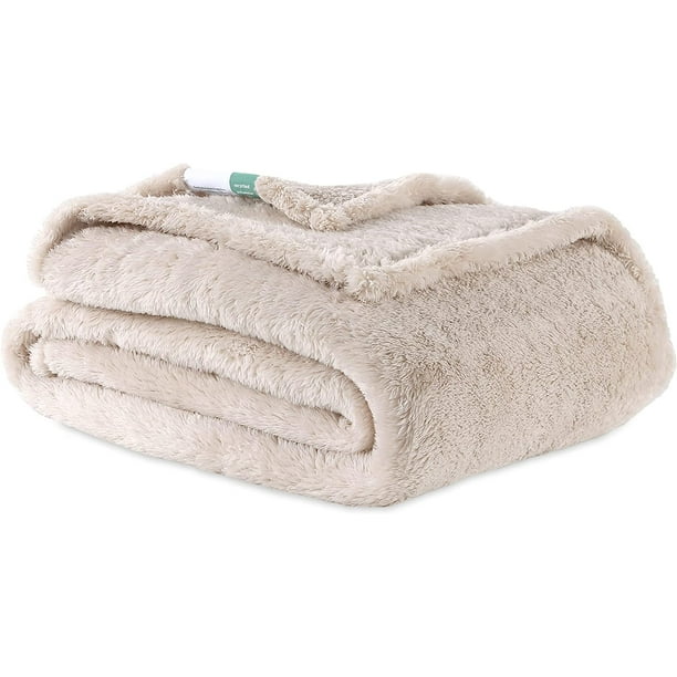 Berkshire Blanket & Home Co ExtraFluffy Throw 55 x 70 Throw Grain